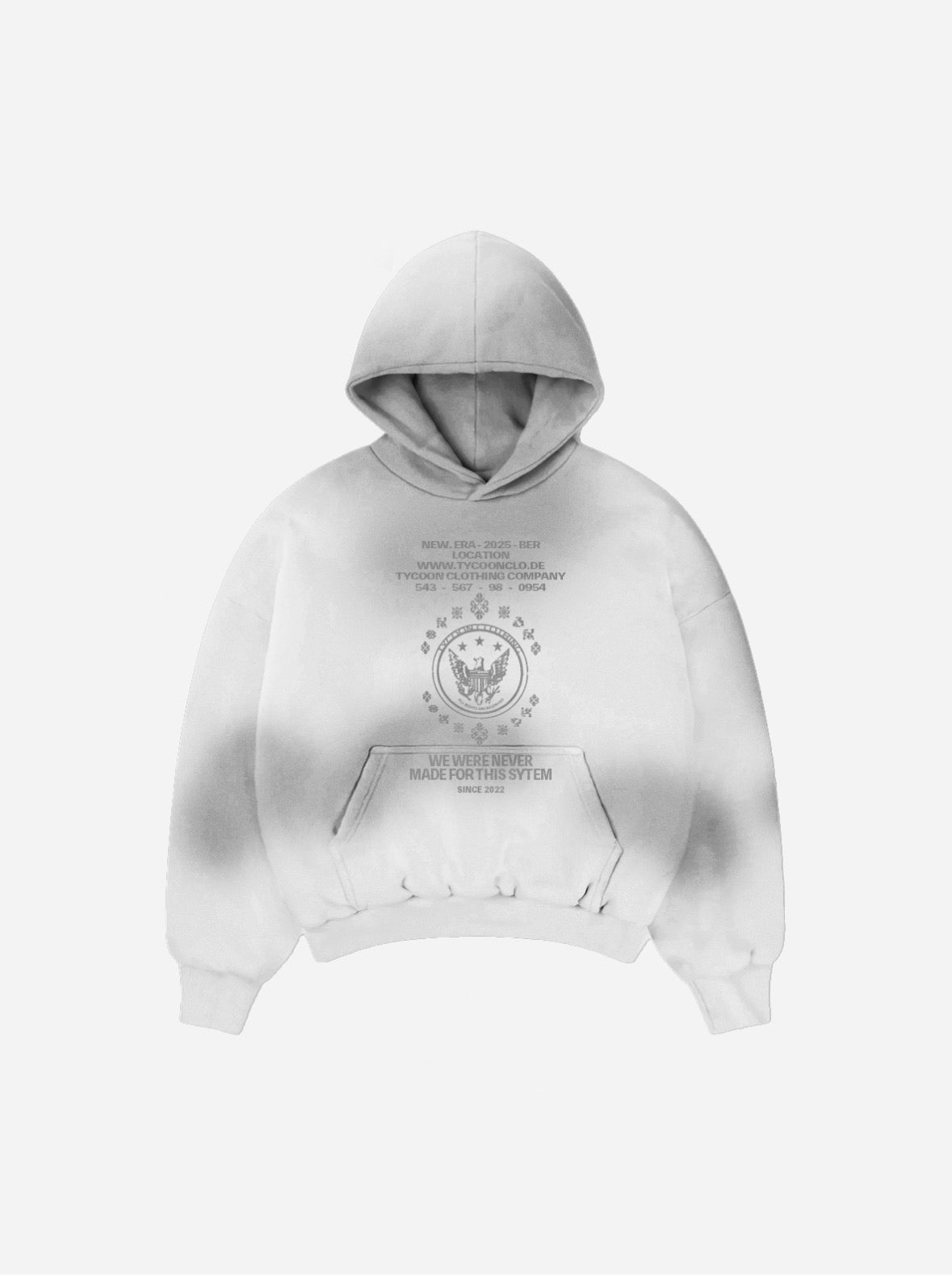 LOCATION WHITE WASHED HOODIE