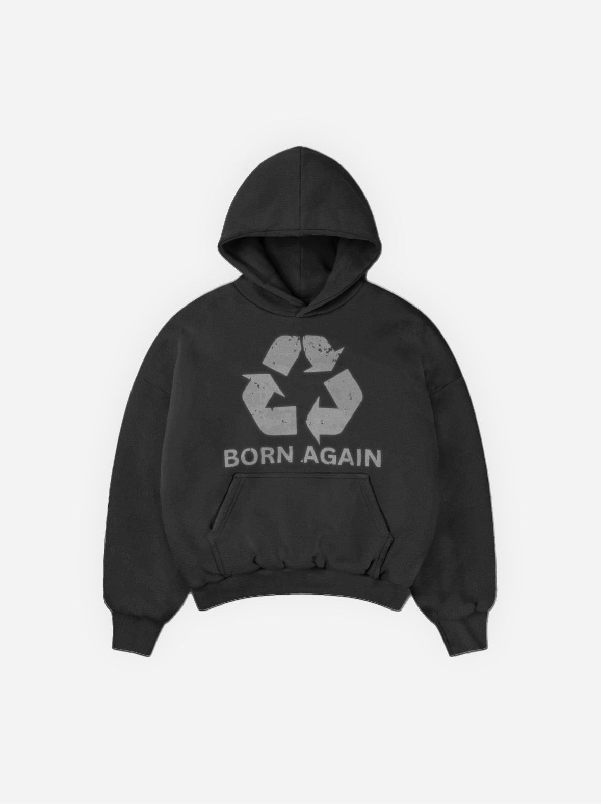 BORN AGAIN BLACK HOODIE