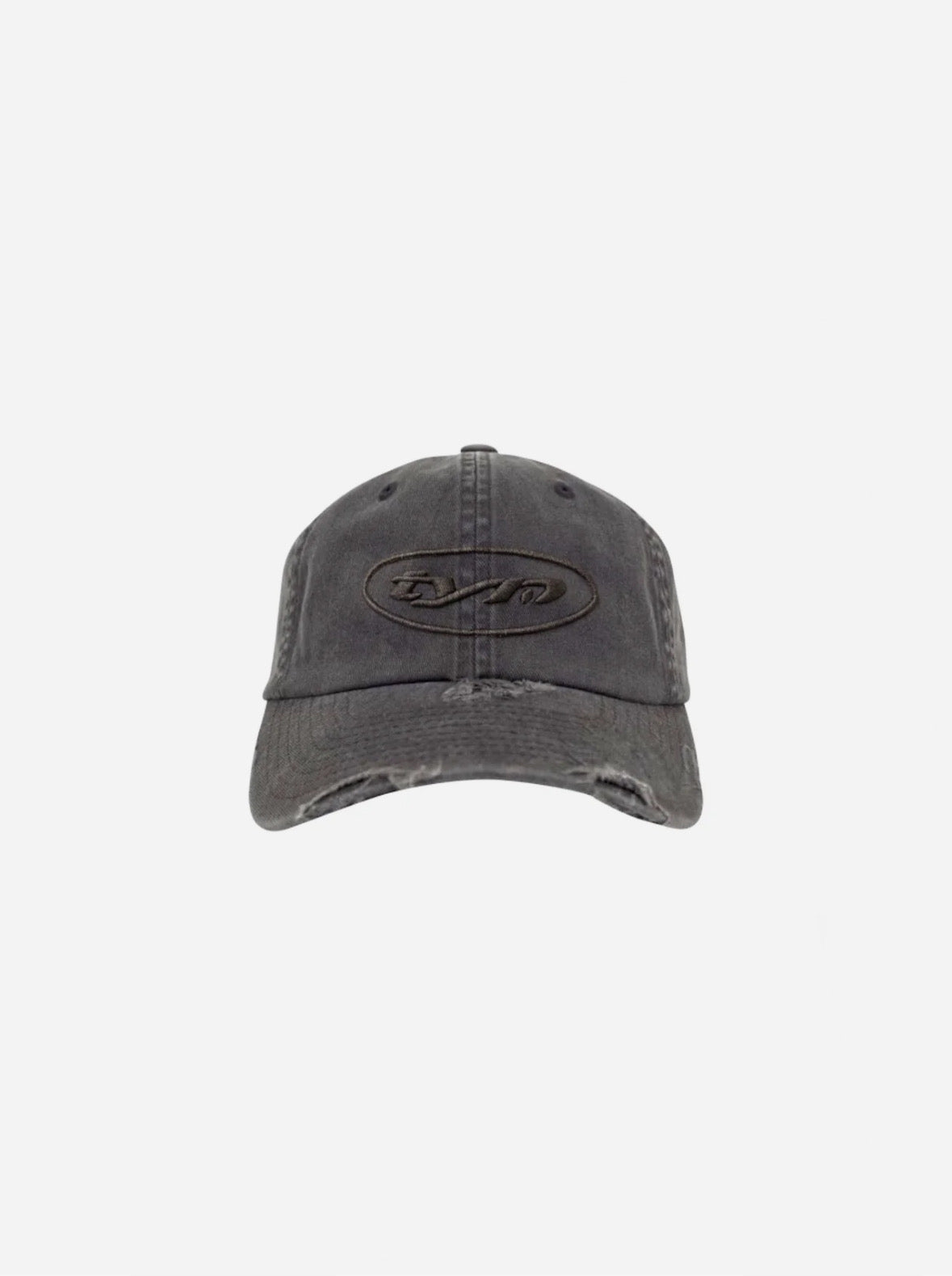 LOGO DESTROYED CAP LIGHT GRAY