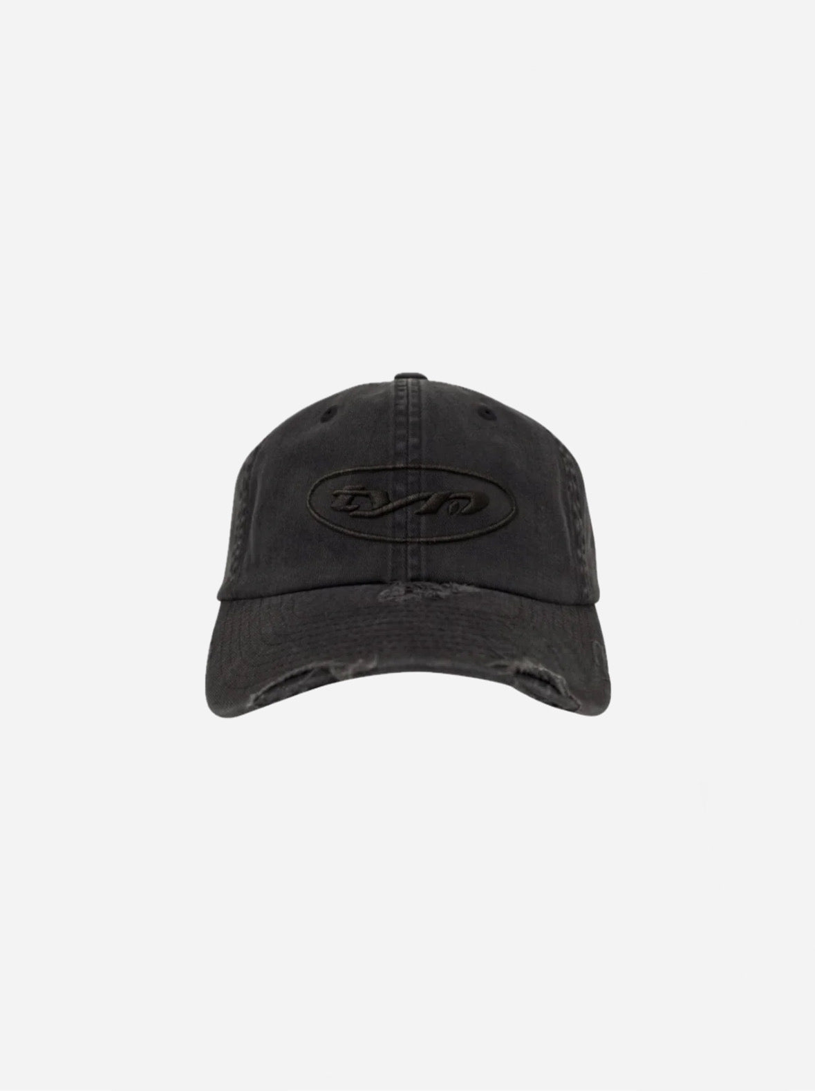 LOGO DESTROYED CAP DARK GRAY