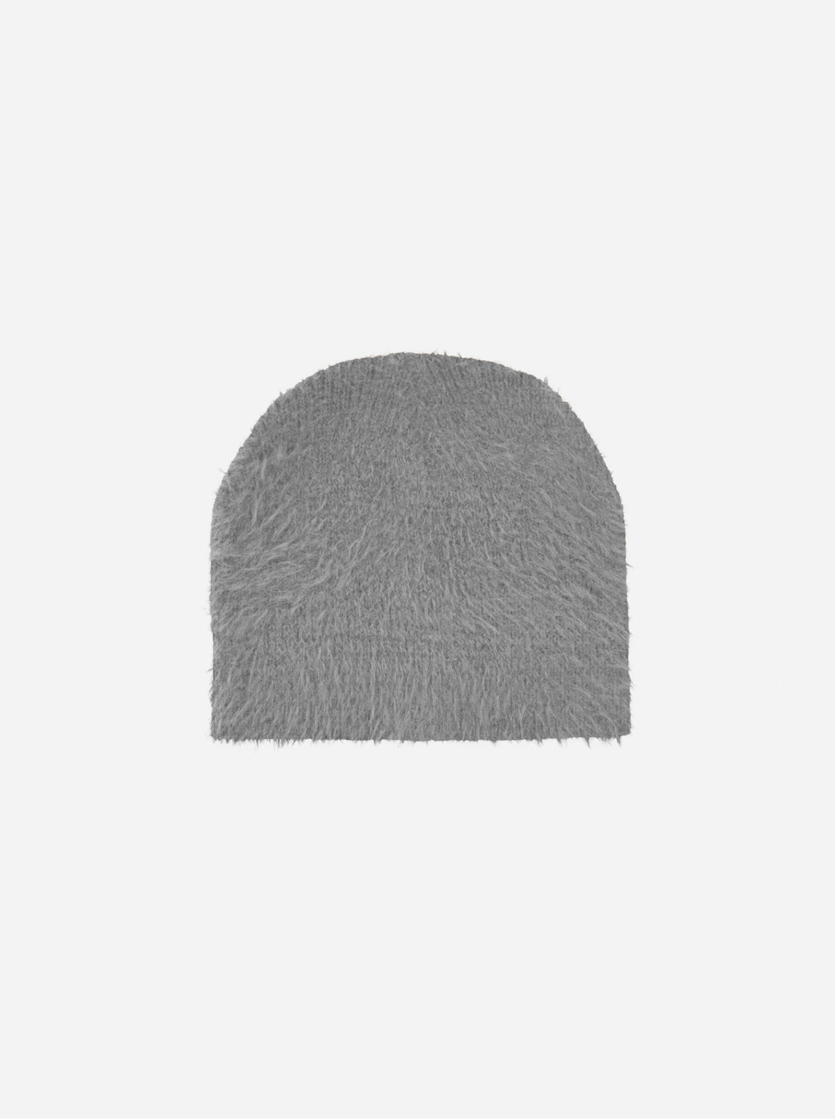 BLACK BEANIE MOHAIR