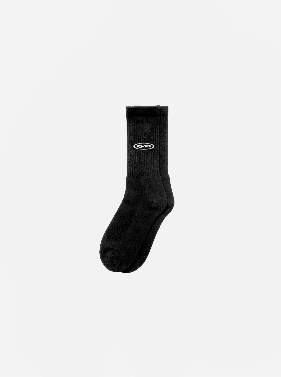 BLACK LOGO SOCKS (1 PACK)