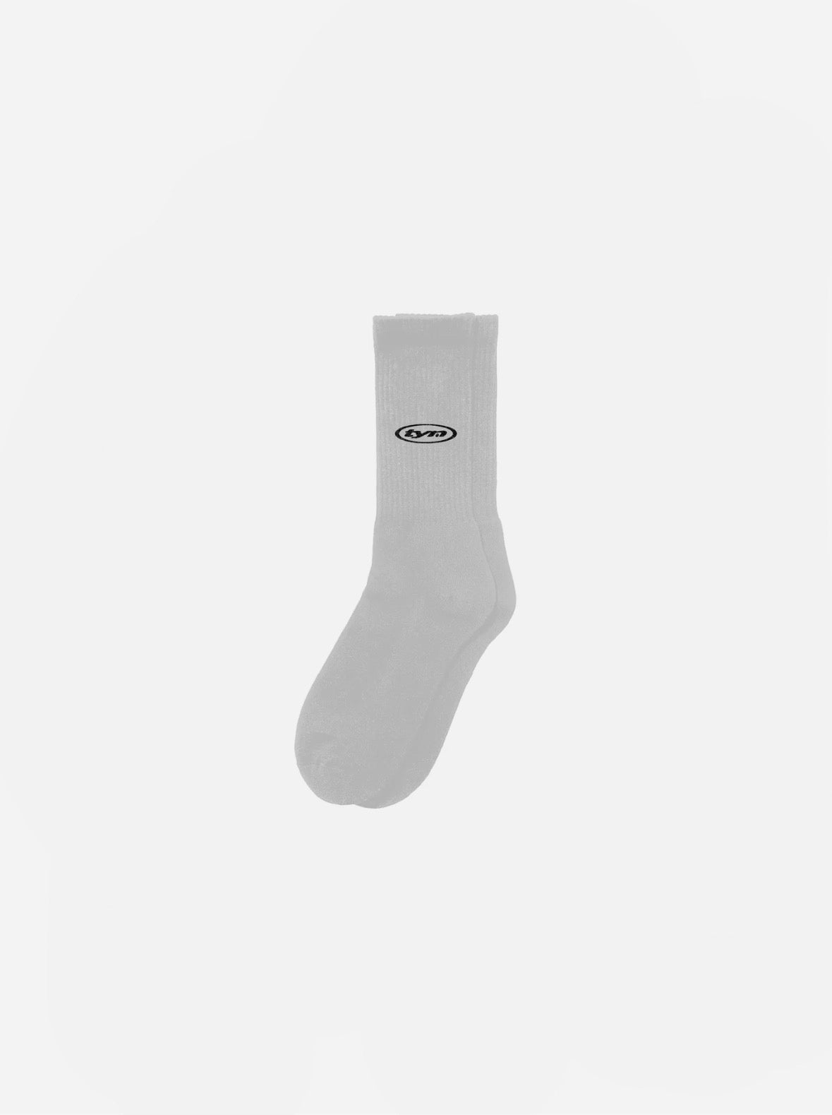 WHITE LOGO SOCKS (1 PACK)