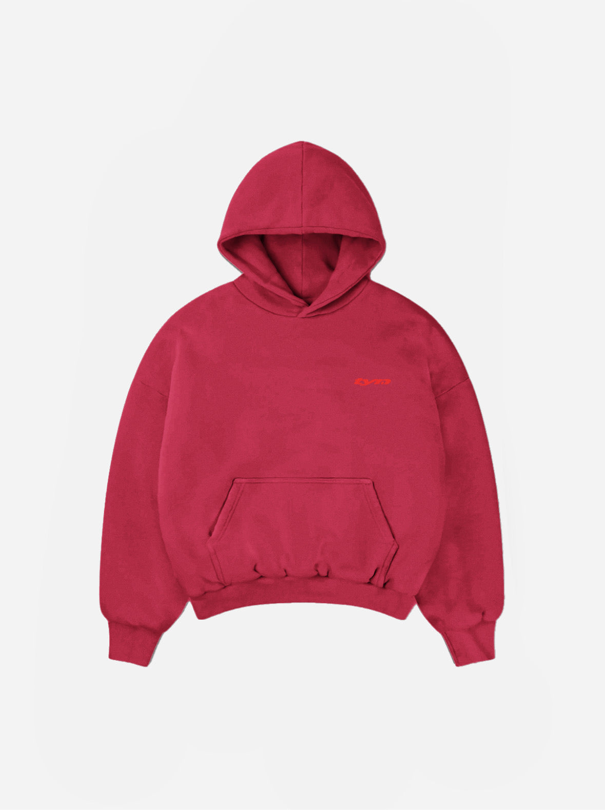3D LOGO RED HOODIE