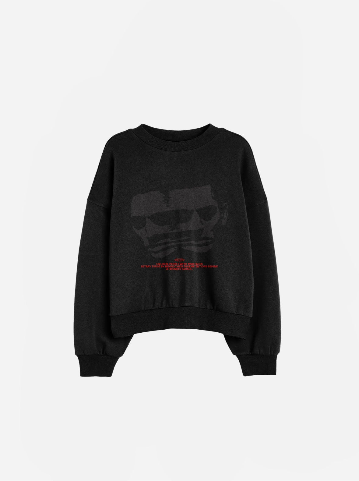 2 FACES BLACK SWEATER