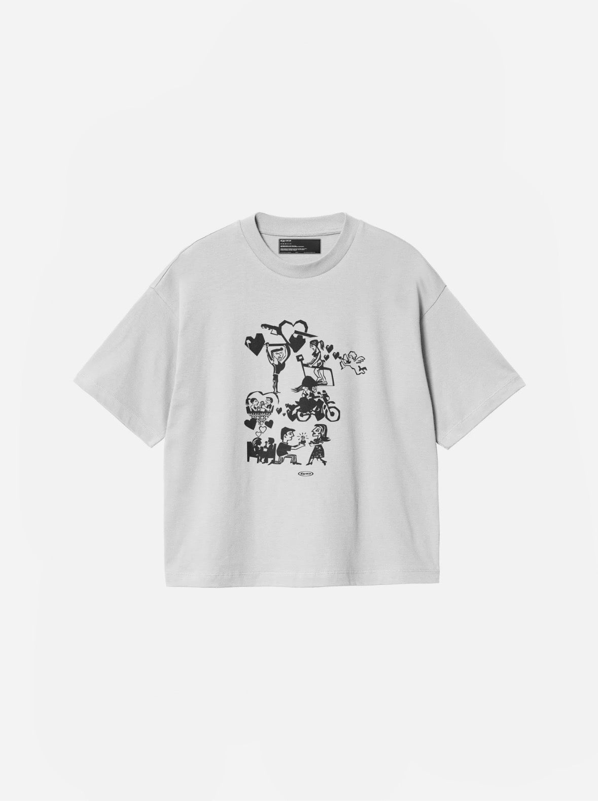 LUV STORY WHITE T-SHIRT