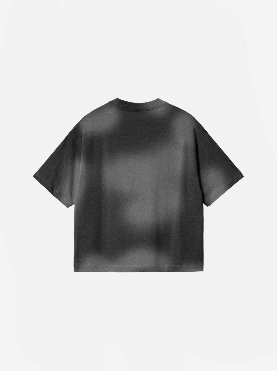 BLACK WASHED BASIC T-SHIRT