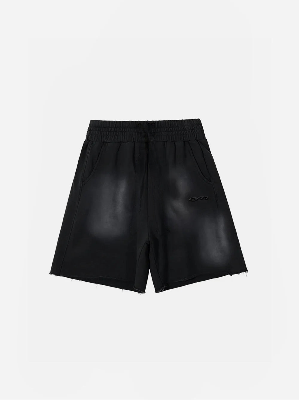 LOGO WASHED BLACK SHORT