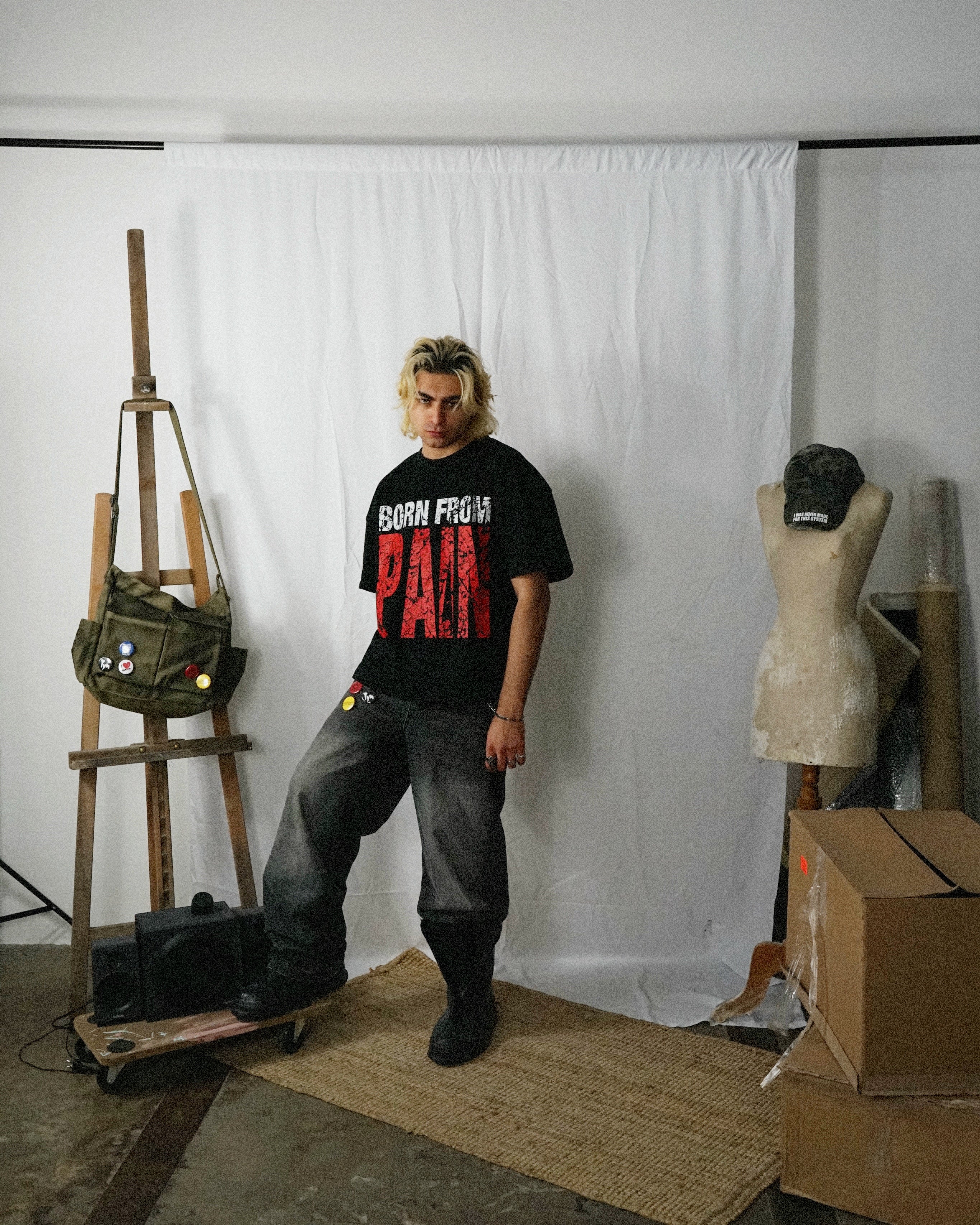 BORN FROM PAIN BLACK T-SHIRT