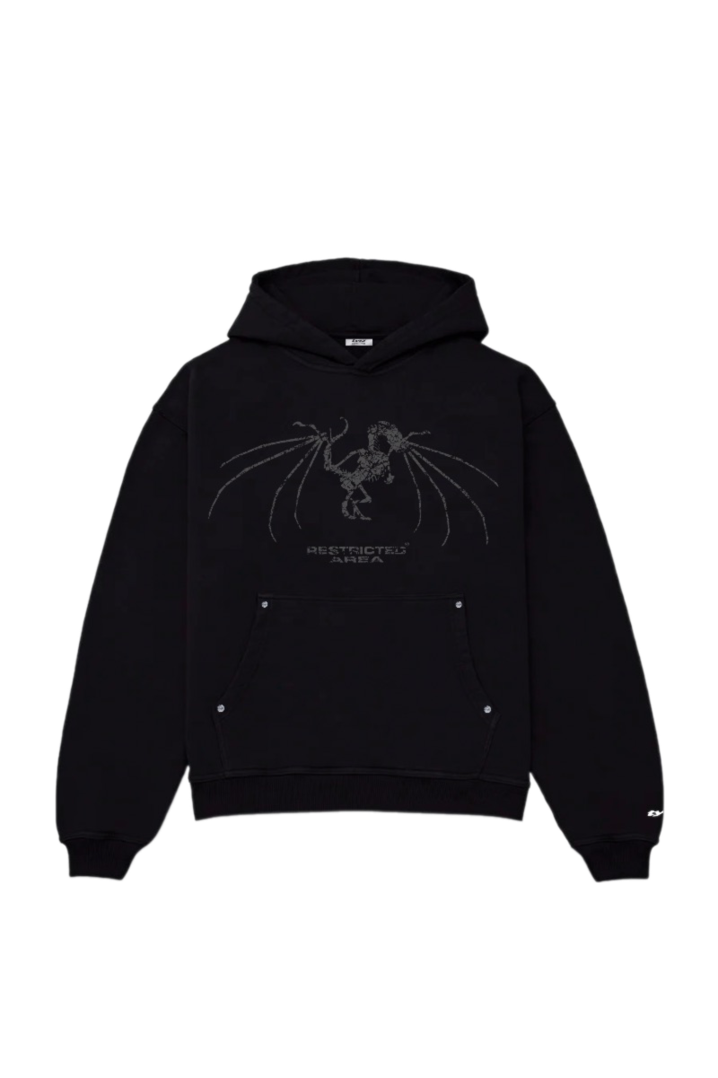 BONE BLACK HOODIE