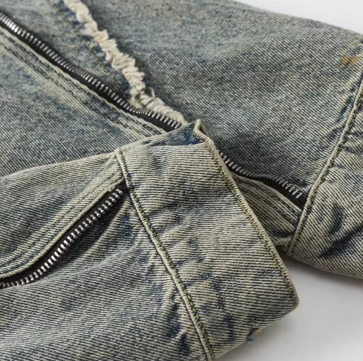 SPIDER WASHED JEANS JACKET