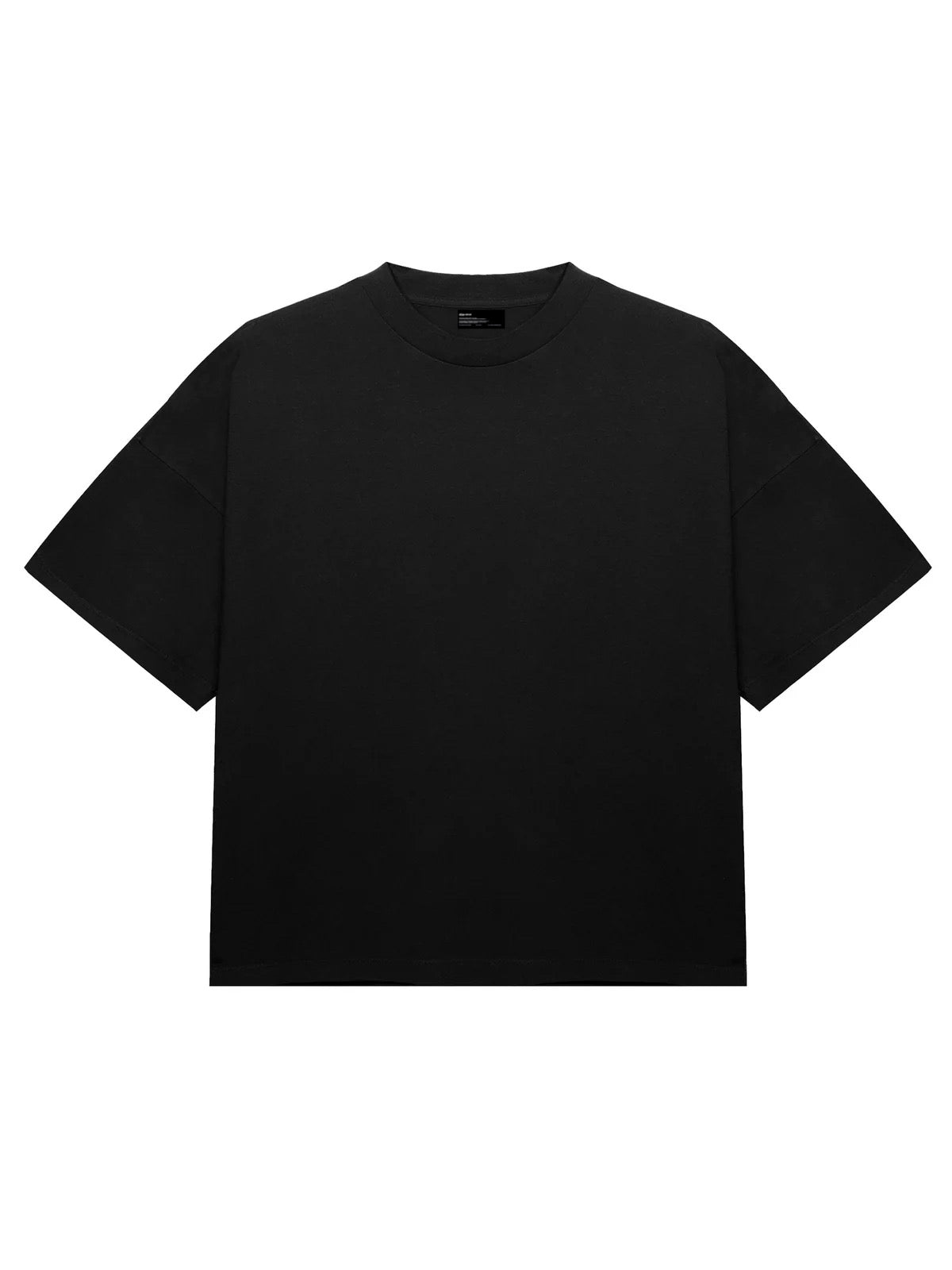 BLACK BASIC OVERSIZED T-SHIRT