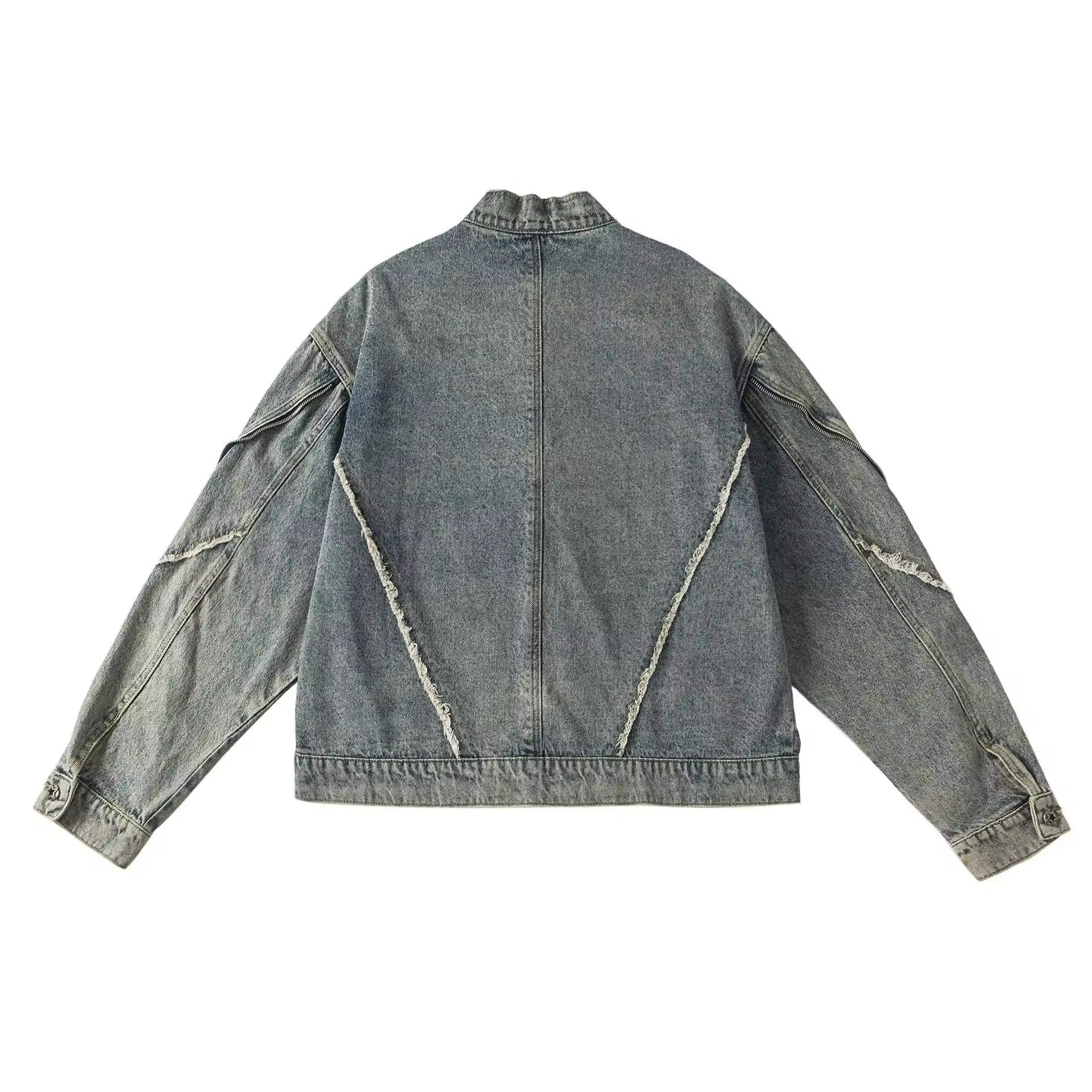 SPIDER WASHED JEANS JACKET