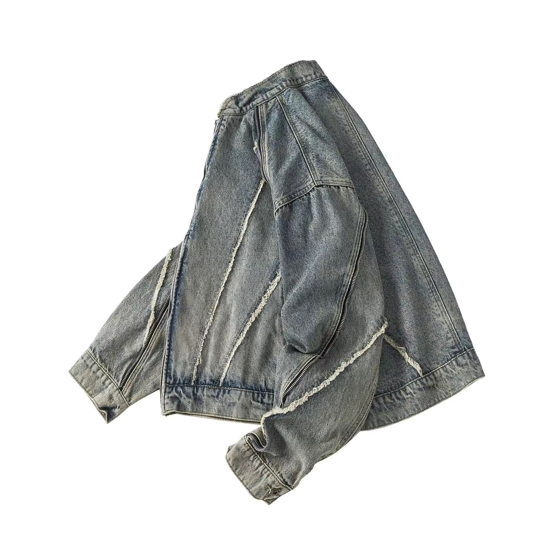 SPIDER WASHED JEANS JACKET