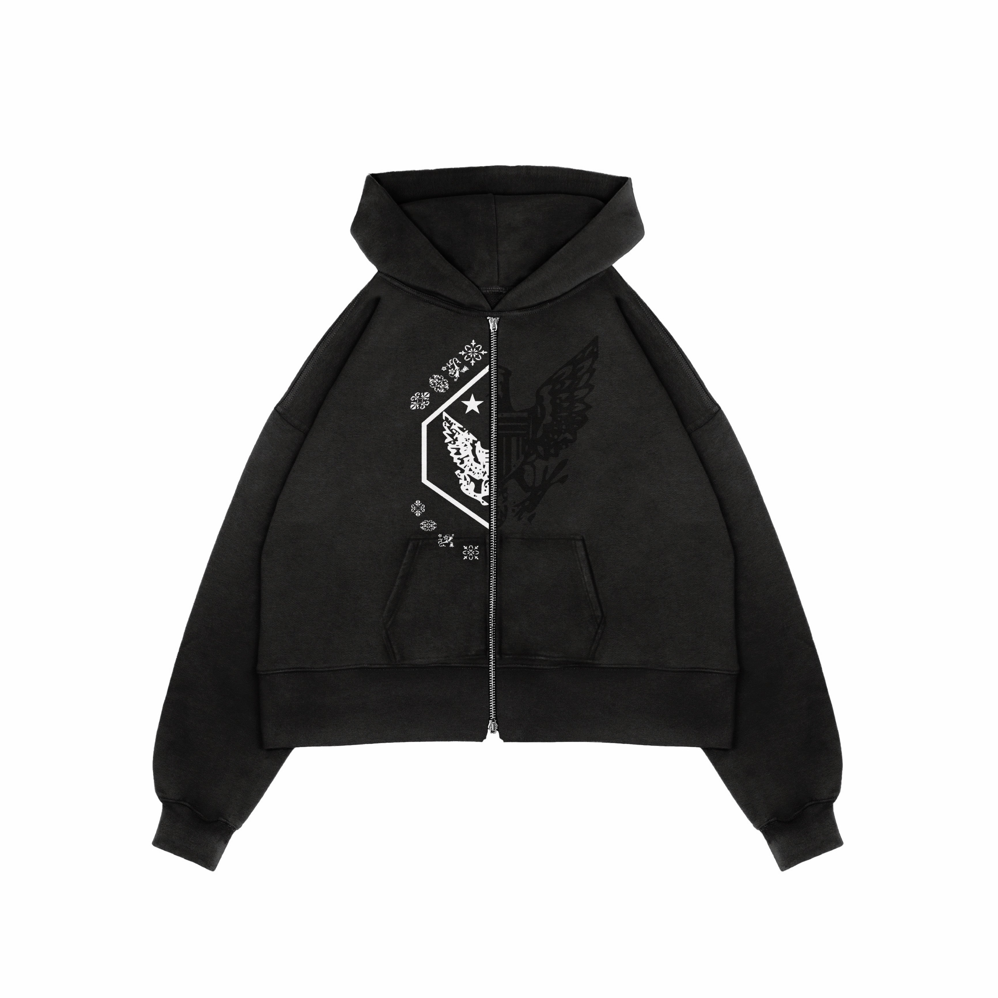 DOUBLE WAPP ZIP HOODIE