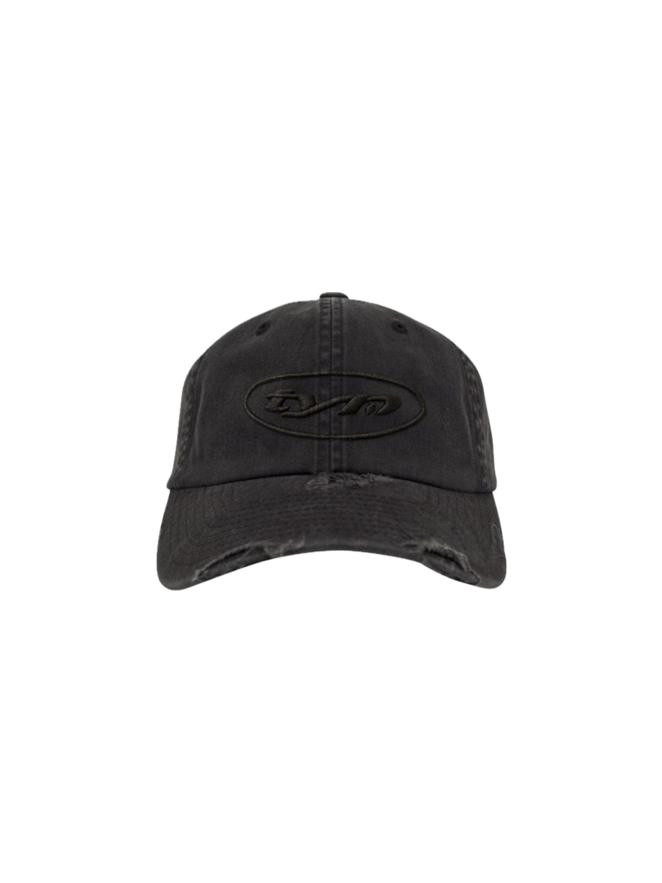 LOGO DESTROYED CAP DARK GRAY